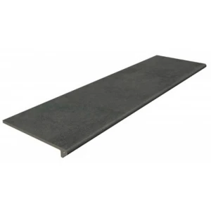 Ступень Gres de Aragon Urban Peldano Recto Grafito Anti Slip матовая темно-серая 970091 119,7x31,5 см