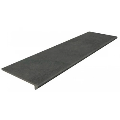 Ступень Gres de Aragon Urban Peldano Recto Grafito Anti Slip матовая темно-серая 970091 119,7x31,5 см