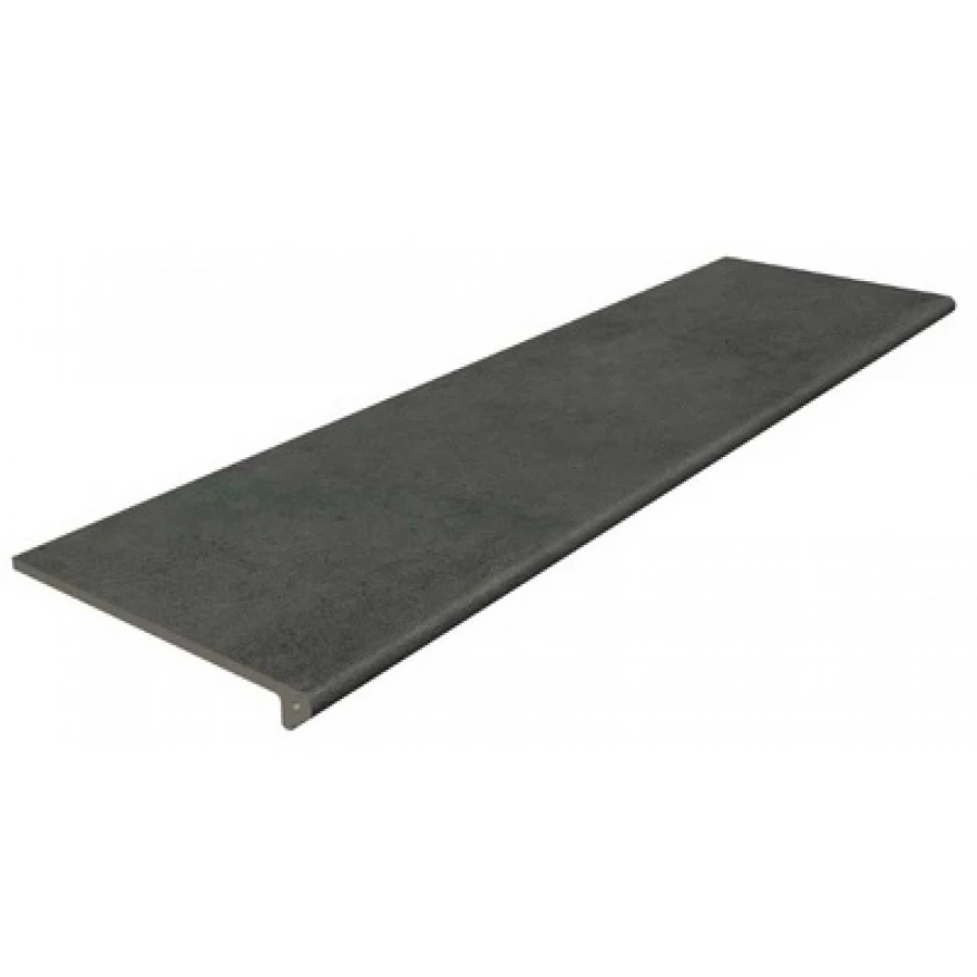 Ступень Gres de Aragon Urban Peldano Recto Grafito Anti Slip матовая темно-серая 970091 119,7x31,5 см