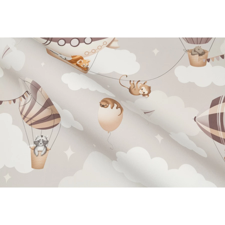 Обои флизелиновые Palitra Home Zoo Child HomeColor бежевые HC72270-21 1,06х10,05 м