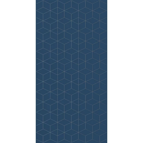Вставка Creto Mono Jasmine geometry sky синий 30х60 см