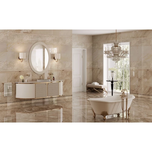 Плитка настенная Eurotile Ceramica Eclipse beige 622 ECP3BG 1,32 м2 89,5х29,5 см
