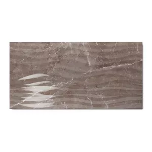 Керамическая плитка Love Ceramic Tiles Marble Tortora Curl Shine 629.0140.0371 70х35 см