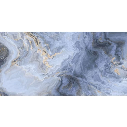 Керамогранит Neodom Luxury Arabesque Blue Polished голубой N20354 120x60 см