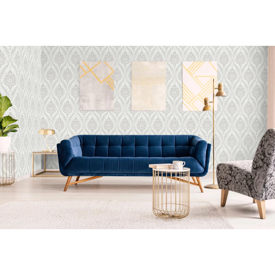 Обои винил на флизелине Grandeco Maison Серый MN 3206 10,05х0,53 м