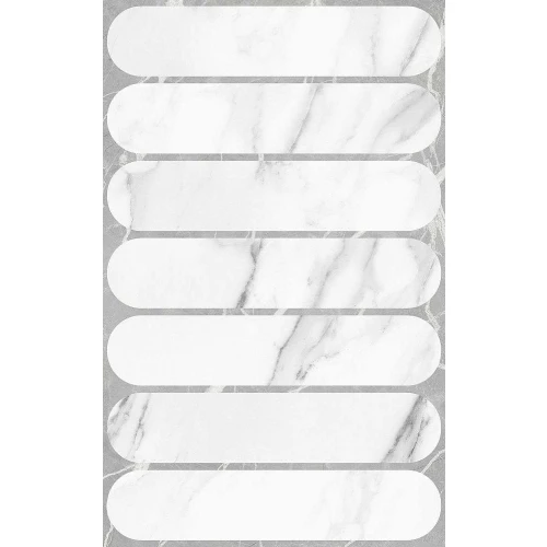Плитка настенная Шахтинская плитка Арко низ 03 глянцевая белая 010100001582 40х25 см
