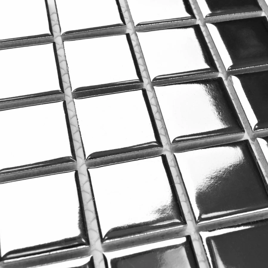 Мозаика Bonaparte Керамогранитная мозаика Everest Silver 25х25 серебряная 30,25х30,25 см