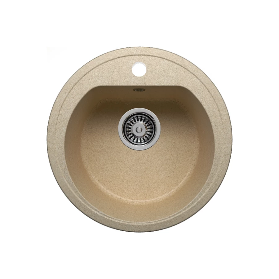 Мойка кухонная Polygran F-05 F-05 №302 (Песоч) 45х45 см