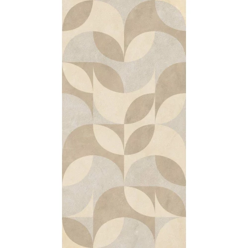 Керамогранит La Fenice Natural Terre Decoro Ovale Warm матовый бежевый 12NATOVWAR 120х60 см