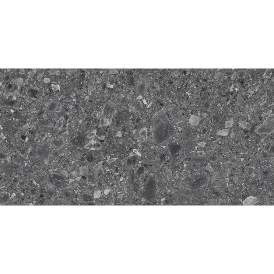 Керамогранит Laparet Ceppo Nero PRO структурный R10Soft STR матовый графитовый 120х60 см