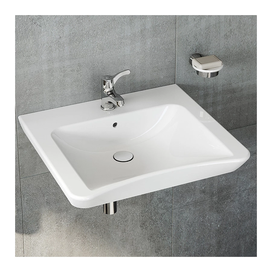 Раковина подвесная VitrA Conforma для людей с ограниченными возможностями белый 5289B003-0001 60 см