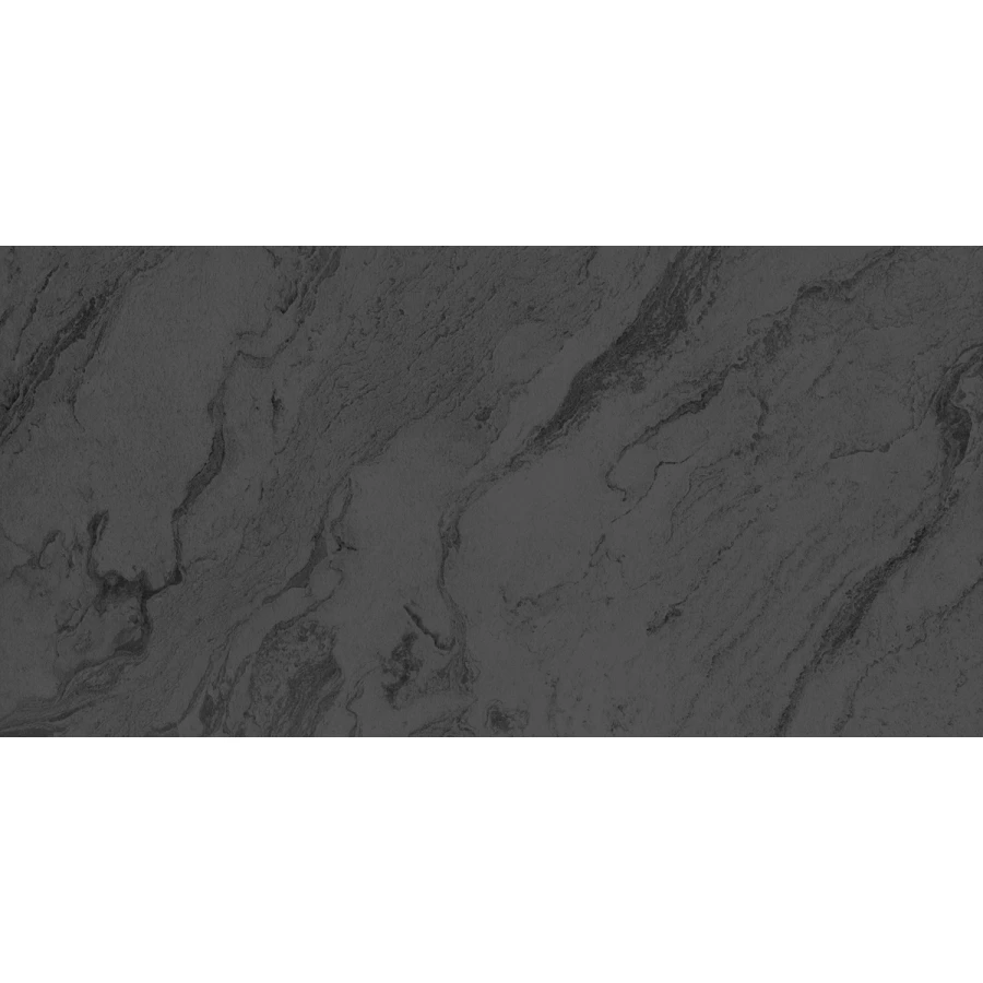 Керамогранит Laparet Fog Night лаппатированный шайн чёрный 120х60 см