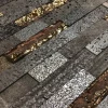Мозаика Orro Mosaic Лава Блэк 50х20 100х20 матовая черная 30х30 см