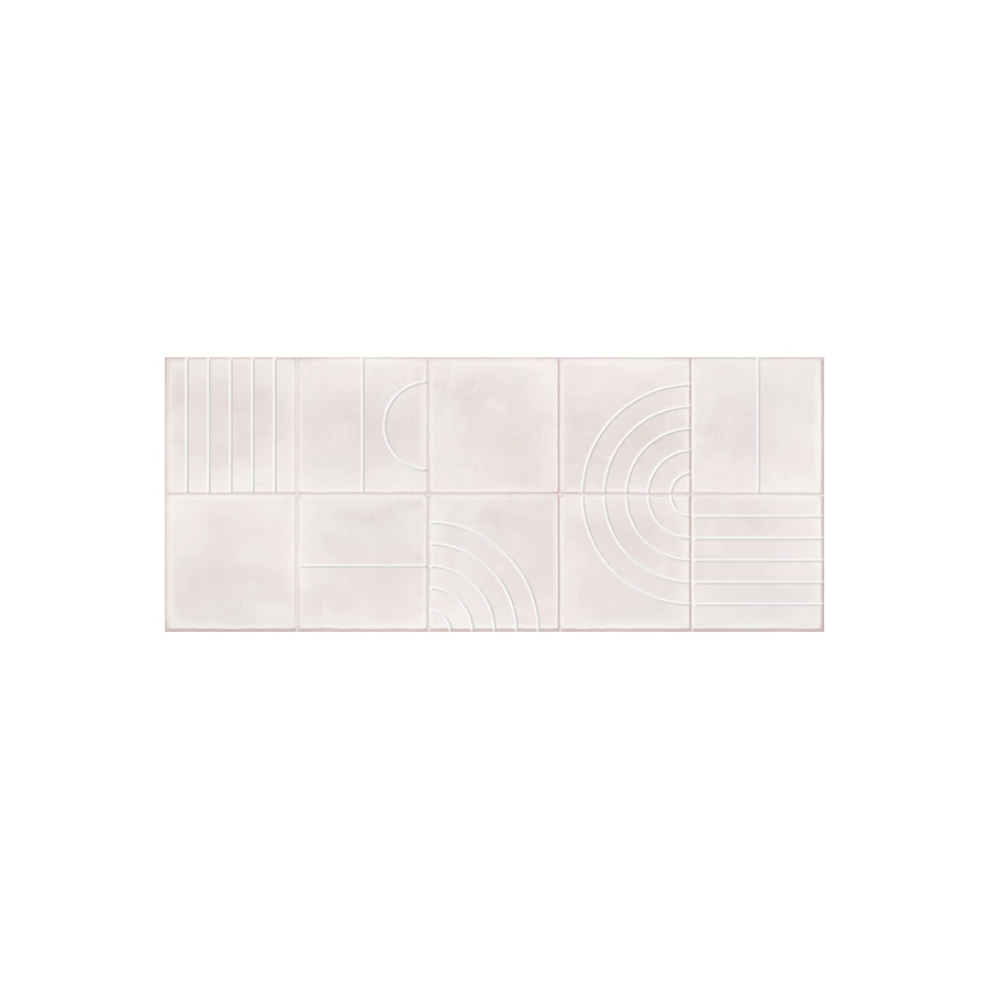 Декор Gracia Ceramica Sweety pink розовый 01 (рельеф) 25х60 см 
