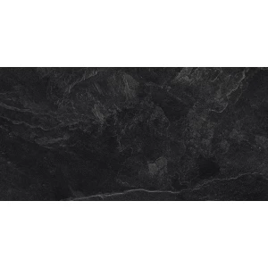 Керамогранит Laparet Archie Nero Pro R10GR STR матовый чёрный 120х60 см
