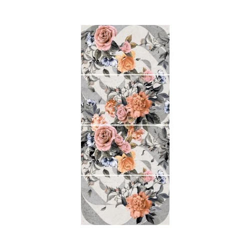 Панно из 4 шт. Lasselsberger Ceramics Лофт Стайл многоцветный 1609-0020 45х100 см