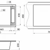 Кухонная мойка Granula 7806, АРКТИК 78х50 см