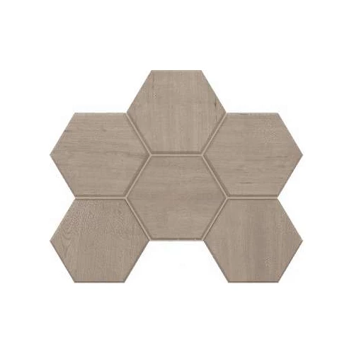 Мозаика Estima Classic Wood CW01 Hexagon неполированная 39894 28,5х25 см