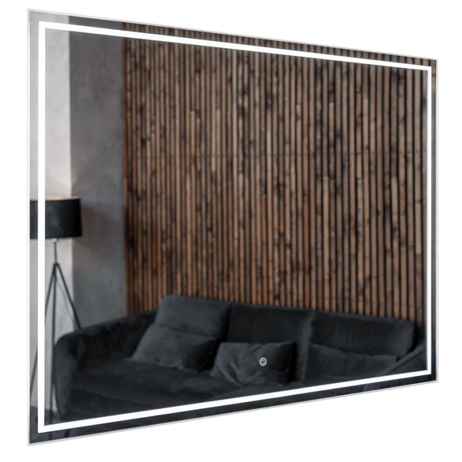 Зеркало Azario Classico Quadrato влагостойкое с подсветкой сенсорный выключатель с функцией диммера CS00078950 80х60 см