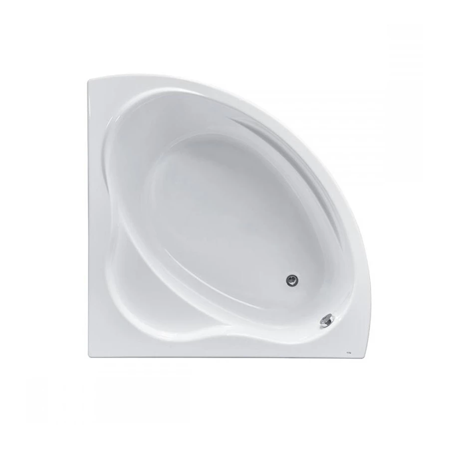Ванна акриловая Roca Bali асимметричная белая 7.2486.3.900.0 150X150 см