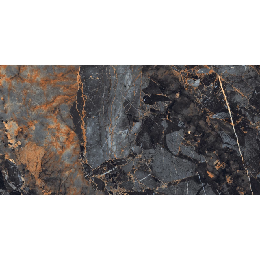 Керамогранит Buono Queen Galaxia Stone Matt матовый черный QVL4608M 120х60 см