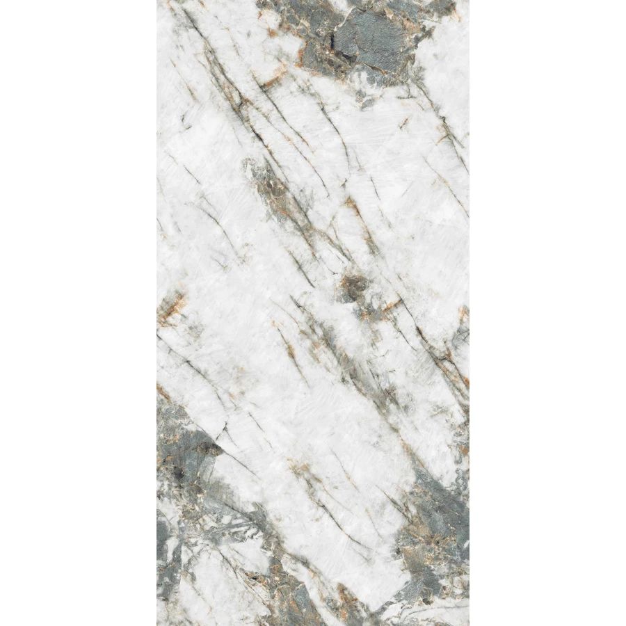 Керамогранит Realistik Lincoln полуглянцевый серый 120х60 см