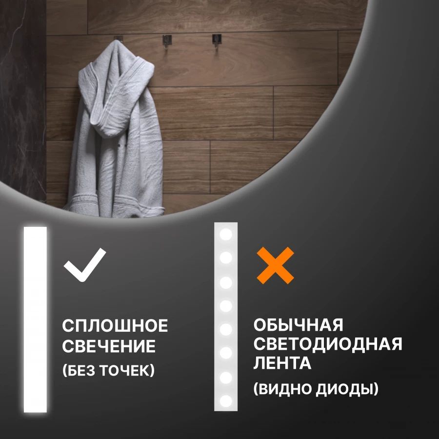 Зеркало Vigo Otti Classic 700 84 70x70 см