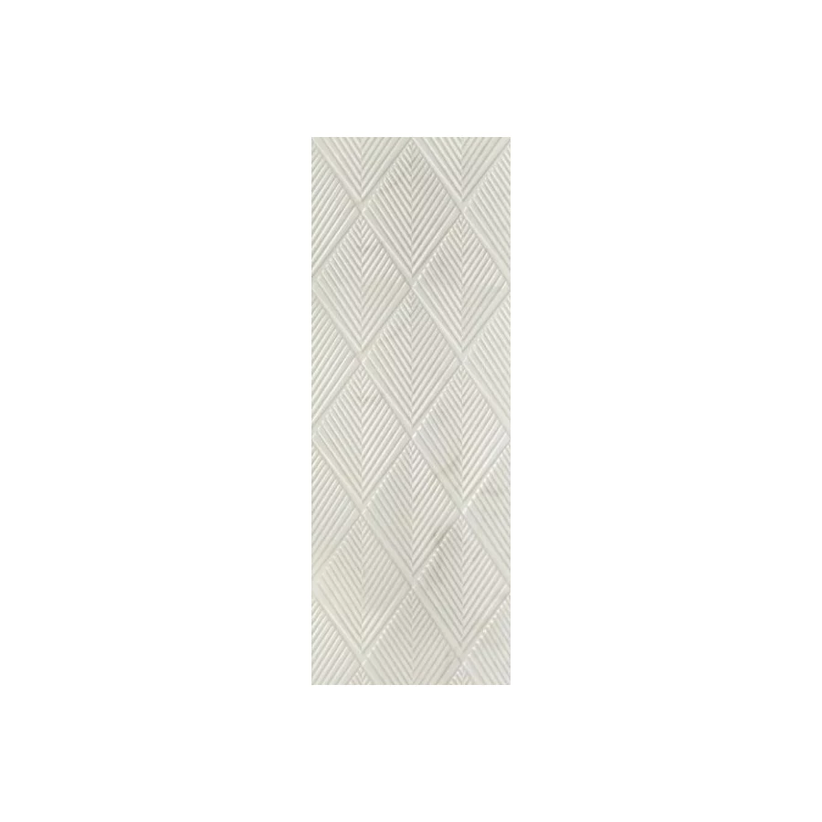 Плитка настенная Sina Tile Elize White Rustic 1111 глянцевая белая 90х30 см