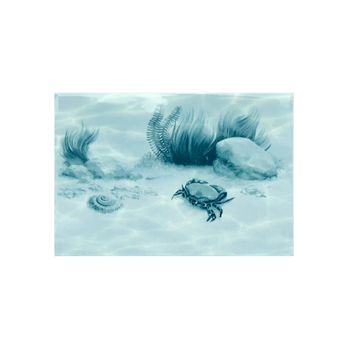 Декор ALMA Ceramica Лагуна 7КБ606 "Краб" 24,9х36,4