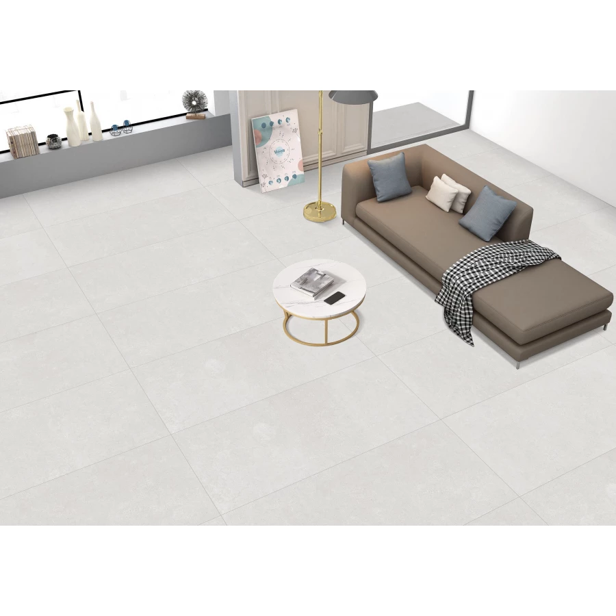 Керамогранит lamore Ceramic Matt 60х120 Alteno White матовый белый 60/120-003 120х60 см