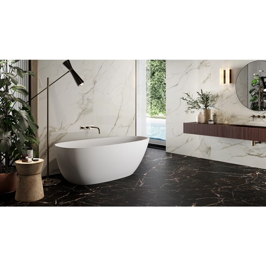 Керамогранит Rondine Canova Breccia Capraia Ret матовый бежевый J92950 120x60 см