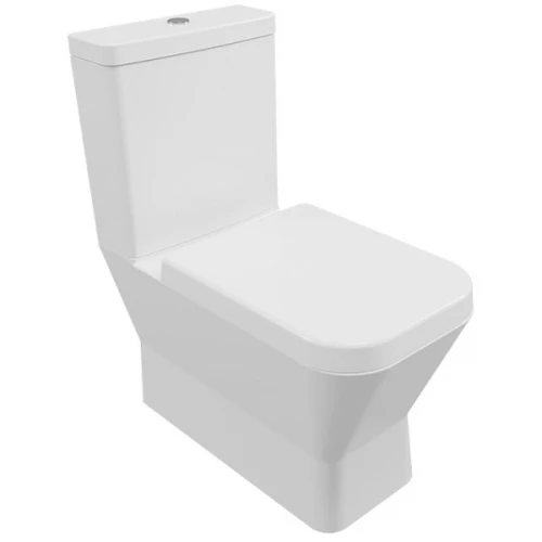 Унитаз напольный Serel Diagonal с тонким сиденьем с микролифтом DG02SL