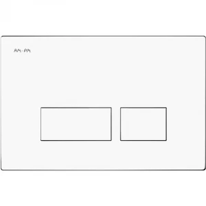 Клавиша для инсталляции пневматическая Am Pm Pro S пластик белый I047001