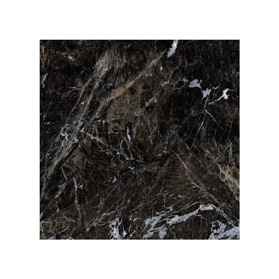 Керамогранит Gresse Simbel carbon Мрамор черно белый матовый GRS05-03M 600*600*10мм 60х60 см