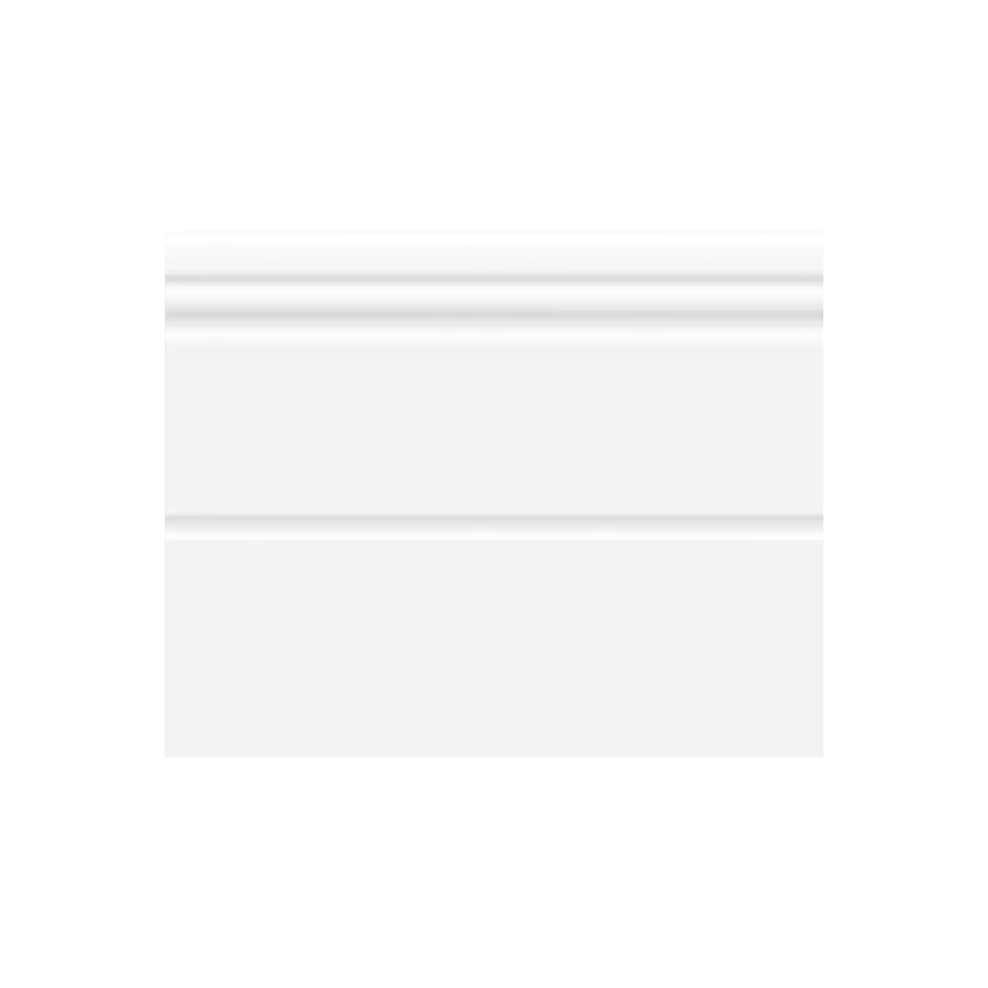 Плинтус Gracia Ceramica Ceramic white белый 02 (рельеф) глянцевый 20х25 см