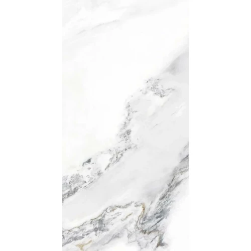 Керамогранит Planet Ceramics UKDD 41 глянцевый с золотом серо-белый 120х60 см