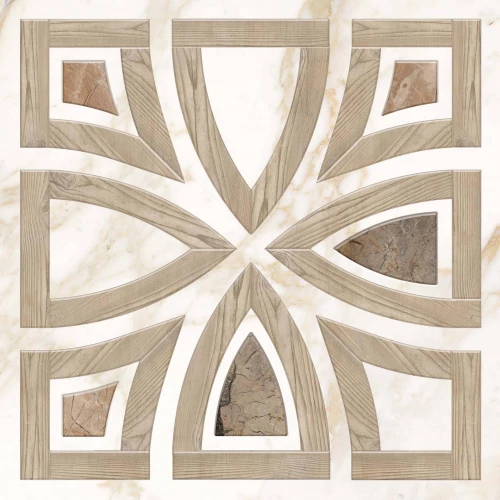 Керамогранит ProGRES Палацио бежевый Деко NR0351 60х60 см