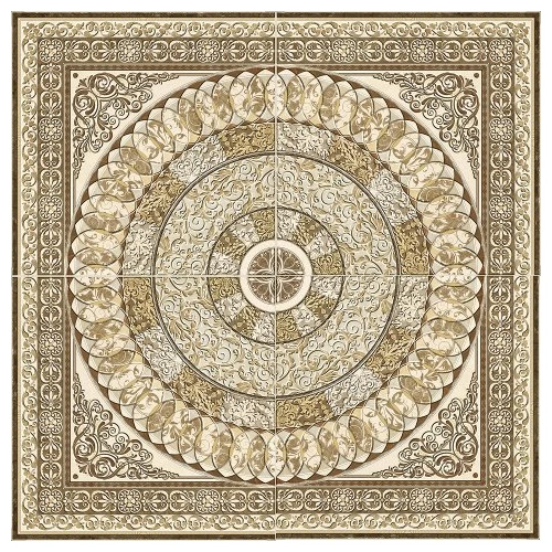 Декор Absolut Keramika Marble Roseton ABC0000028 90х90 см