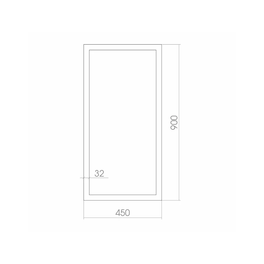 Зеркало Silver Mirrors Мелодия ФР-00000915 45x90 см