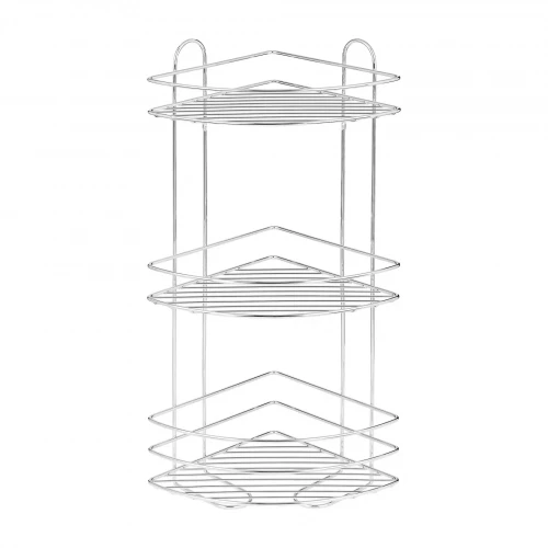 Полка угловая ЧМЗ Лидер 501-006-02 хром 23,4х23,4х58,5 см