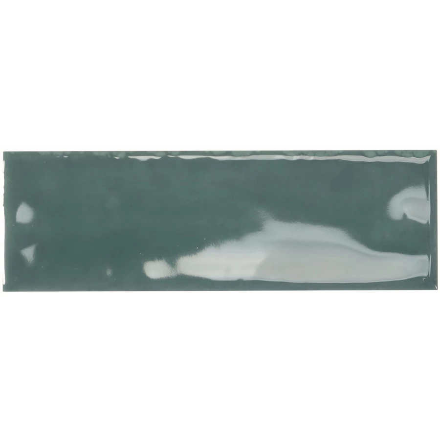 Керамогранит Monopole Artisan Turquoise 002590 глянцевый бирюзовый 15x5 см