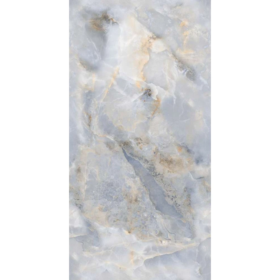 Керамогранит Gresant Miami Blue Glossy Endless глянцевый голубой 120х60 см