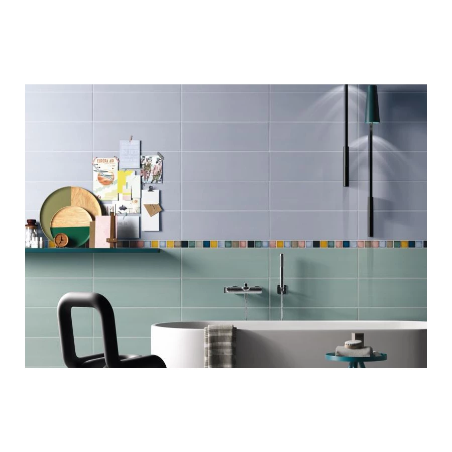 Плитка настенная Imola Ceramica Play PLAY 26V матовая зеленая 60x20 см