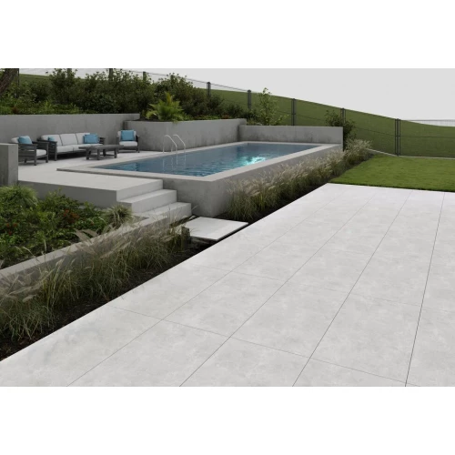 Керамогранит Meili Ceramic Kanzas Light Grey матовый серый 160х80 см