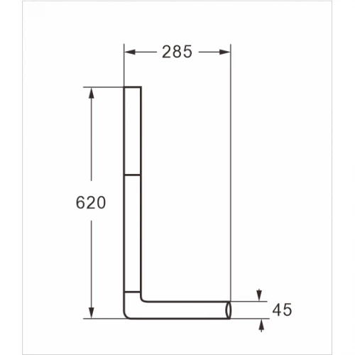 Бачок пластиковый Azario с соединительной трубой белый AZ-967 36x8.5x43 см