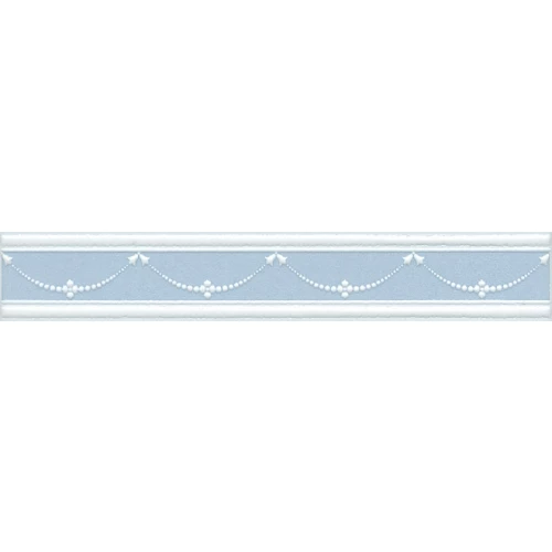 Бордюр Kerama Marazzi Петергоф голубой STG\B563\6305 25х4,2 см