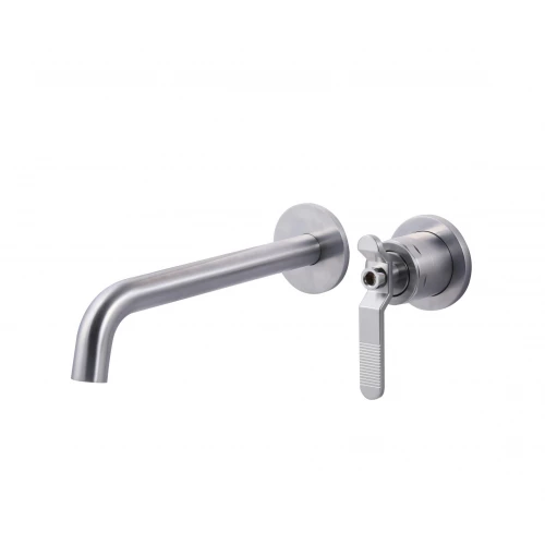 Смеситель для раковины настенный Bronze de Luxe 1760'S Loft матовый хром 5530CC хром