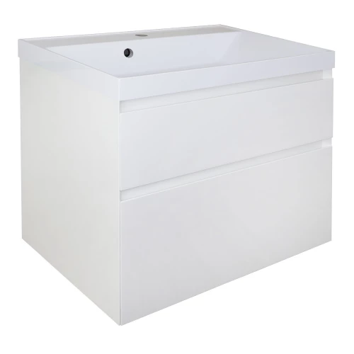 Комплект тумба Azario Velluto 70 подвесная с раковиной Slim 70 белый матовый CS00088602 70х45х66 см