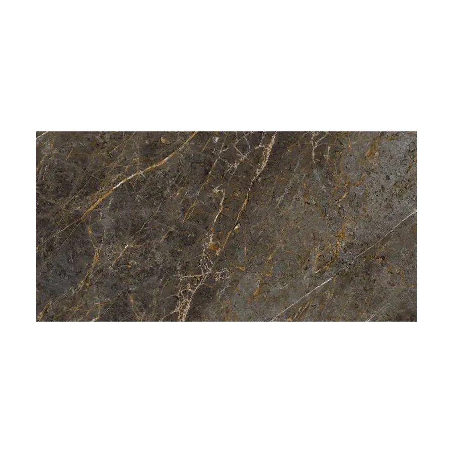 Керамогранит Lafaenza Aesthetica AE GOL6 12 LP глянцевый коричневый 120х60 см