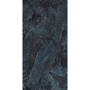 Керамогранит Belleza Covelano Teal High Glossy глянцевый черный 120х60 см